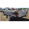 Image 4 : 12 ft aluminum flat bottom boat with trailer VIN: SK000000000096624