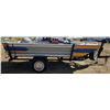 Image 7 : 12 ft aluminum flat bottom boat with trailer VIN: SK000000000096624