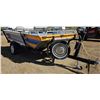 Image 8 : 12 ft aluminum flat bottom boat with trailer VIN: SK000000000096624