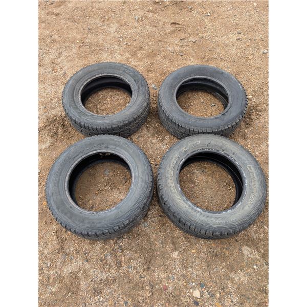 set of 4 tires (3) Match (roughly 7/32 tread) P245/65R17