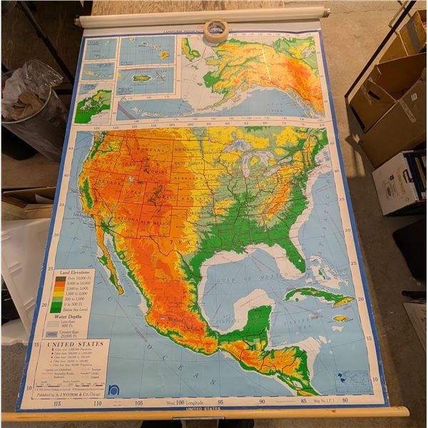 rolling out  50 state map (great conditon)