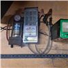 Image 2 : Battery tester, foot air pump and 10 amp battery charger