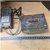 Image 3 : Battery tester, foot air pump and 10 amp battery charger