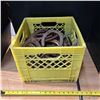 Image 2 : Crate of vintage horse shoes
