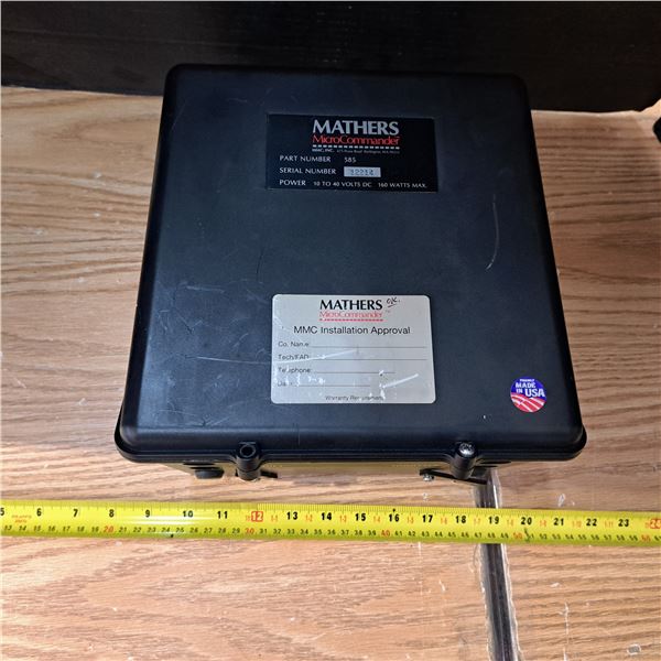 Matthers micro commander Large boat nav with remote system