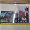 Image 1 : 2- 11.5" tin garage signs- farmall tractor and coca cola