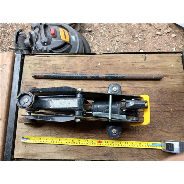 18" Long Small Floor Jack