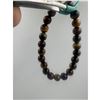 Image 3 : BRAND NEW 8 MM  TIGER EYE  BRACELET ELASTIC