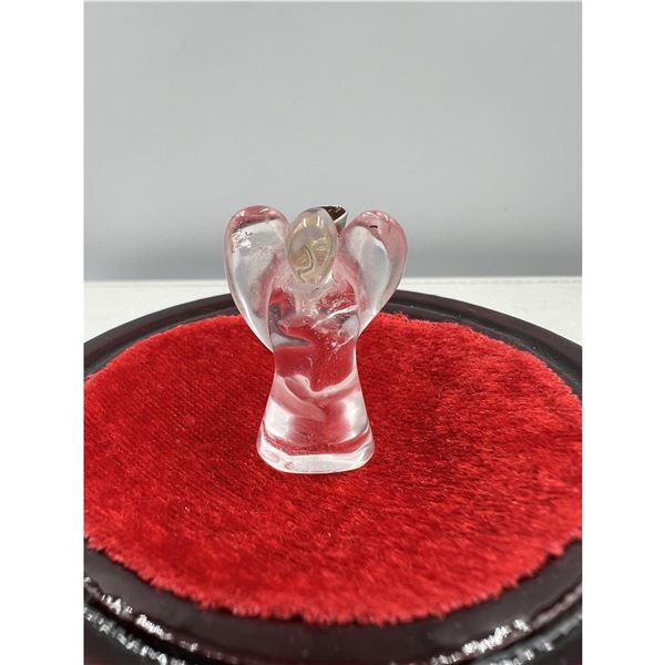 1.3 X 0.8 INCH  CLEAR QUARTZ ANGEL PENDANT BRAND NEW