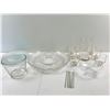 Image 1 : Assorted Etched Glassware