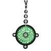 Image 3 : Vintage Georg Hornemann Carved Jadeite Jade Black Onyx Diamond Pendant Necklace