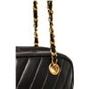 Image 6 : Chanel Black Lambskin Chevron Camera Bag