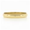 Image 4 : Classic 14k Yellow Gold 3.8mm Domed Polished w/ Milgrain Stack Wedding Band Ring