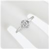 Image 3 : Vintage 14k White Gold 0.39 ctw Diamond Cluster Solitaire Engagement Promise Rin