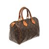 Image 3 : Louis Vuitton Brown Monogram Speedy 25 Satchel Bag