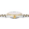 Image 5 : Rolex Mens Two Tone Sapphire Factory Champagne Diamond Dial Fluted Bezel Datejus