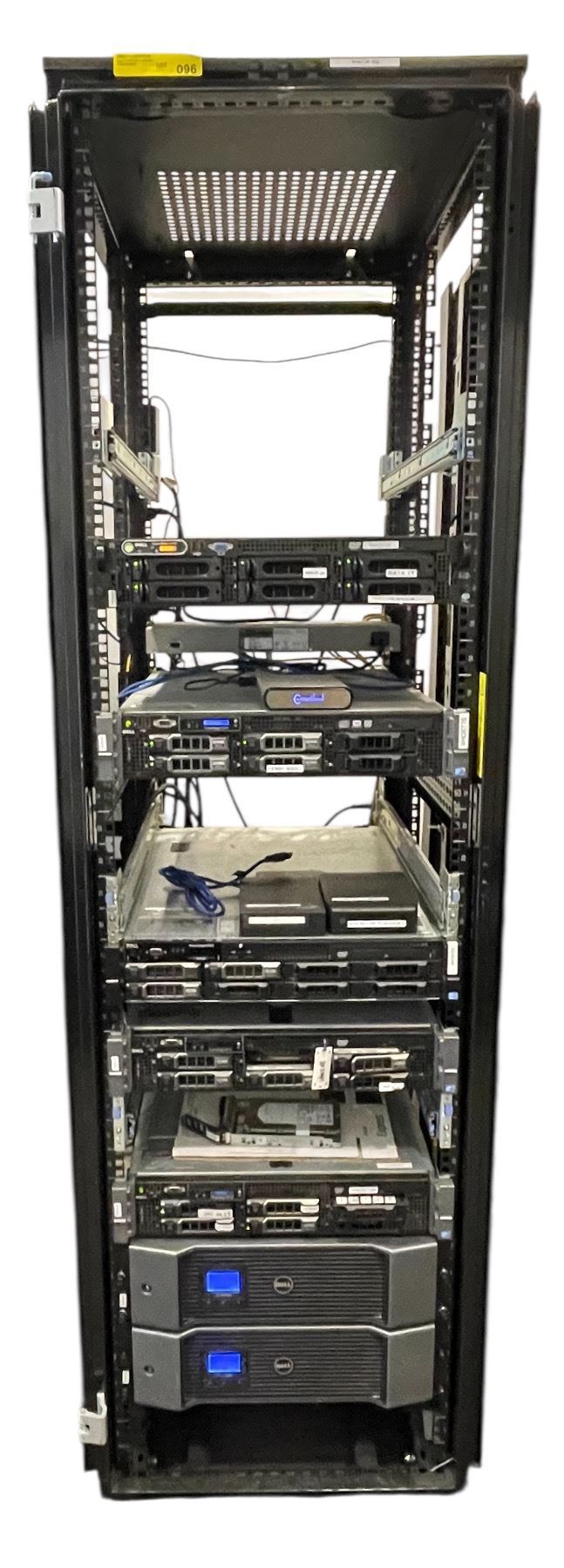 Complete Dell Server Rack Setup with R710/R720 Servers, Drives, UPS ...
