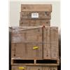 Image 2 : Pallet - x10 Stead Round Top Nesting Coffee Table Set - Burl & Black - BNIB (Total Lot Retail Value 