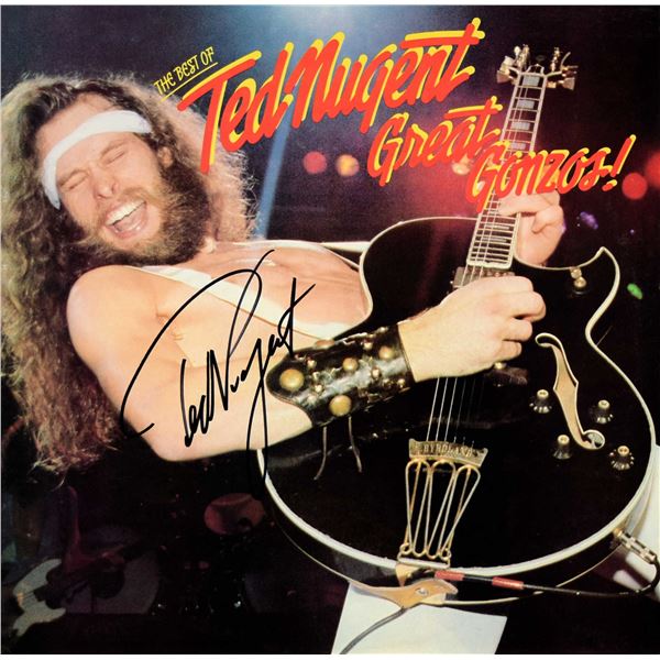 Ted Nugent signed Free For All album