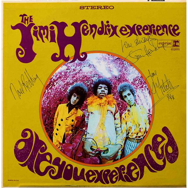 Jimi Hendrix Are You Experienced signed album