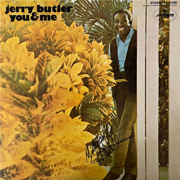 Jerry Butler signed You & Me album