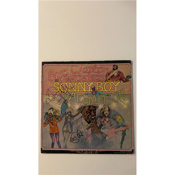 Sonny Boy Williamson & the Yardbirds signed album