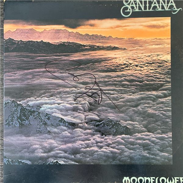 Santana Moonflower signed album