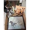 Horseshoe horse puzzle, horse decor