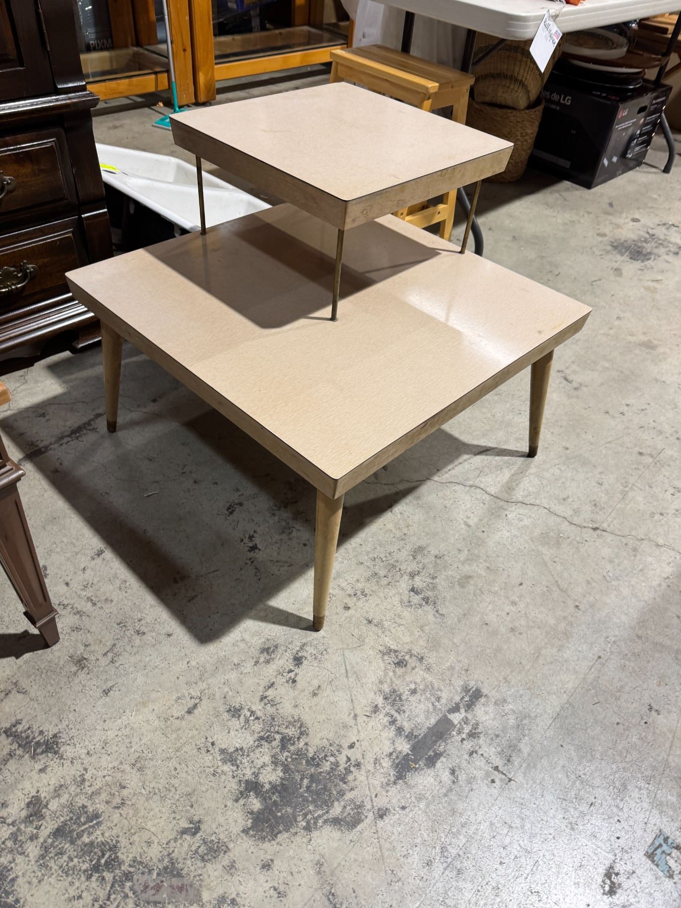 Vintage step table