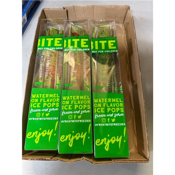 New frostbite watermelon flavored ice pops must have valid ID over the age of 19