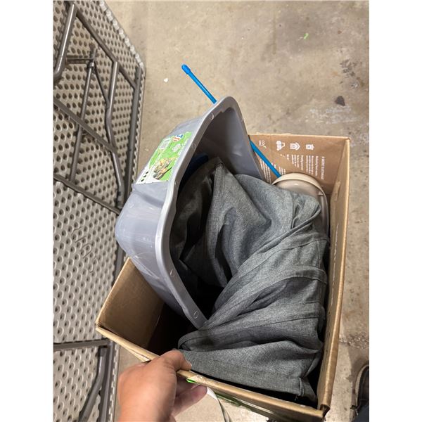 Cat tunnel, toy, and other cat related items