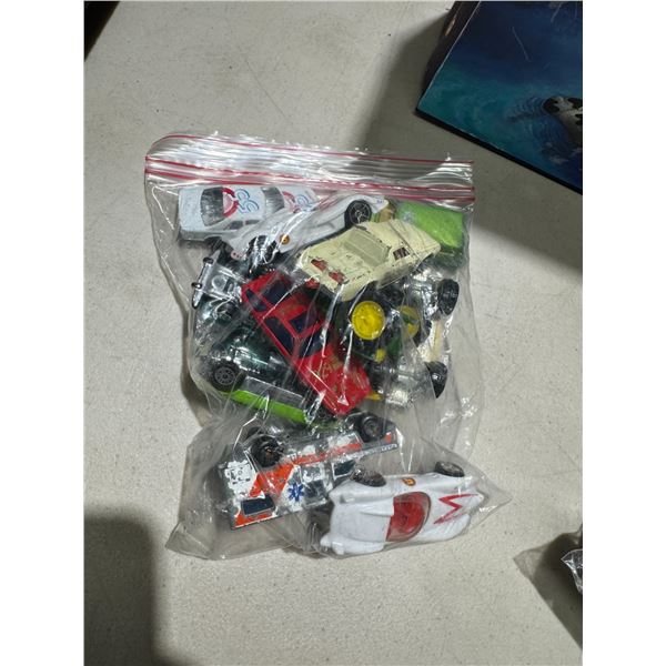 Assorted toy cars
