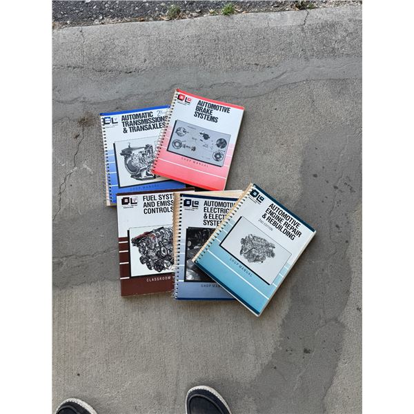 Automotive brake systems, engine, repair, electrical systems, and other books
