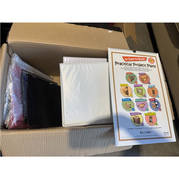 Binders folders and other