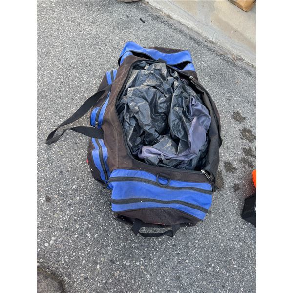 Hockey bag and contents