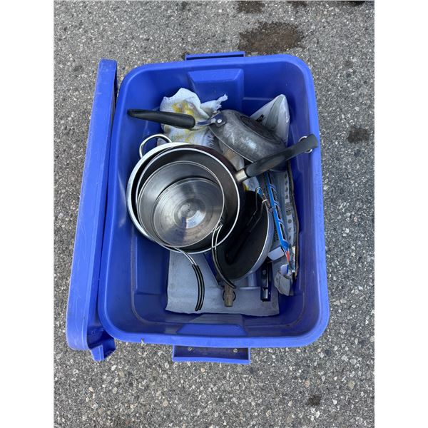 Camping pots and pans