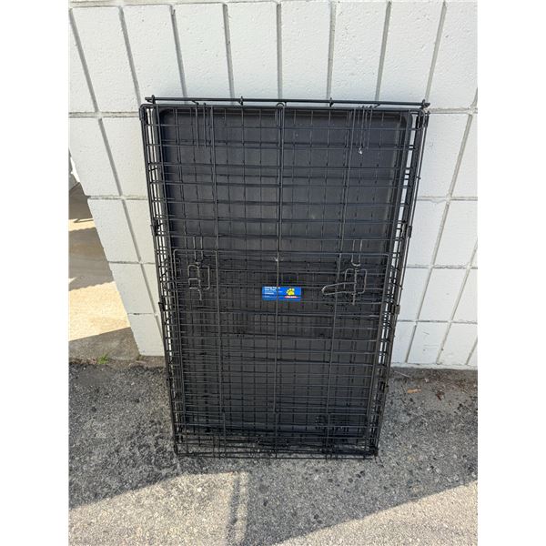 folding double door Pet crate intermediate 36" x 23" x 25" tall
