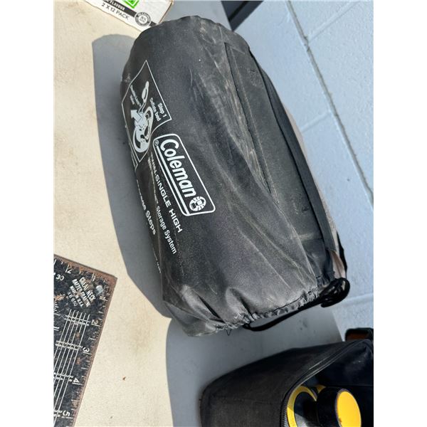 Coleman single high mattress