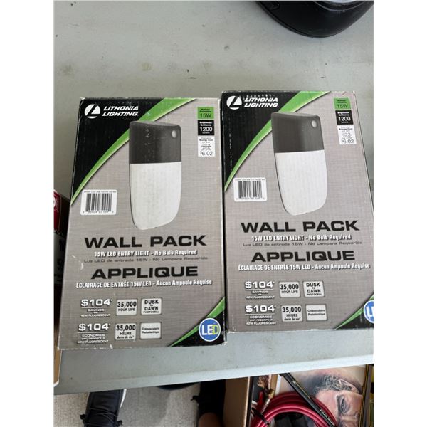 Wall pack entry lights