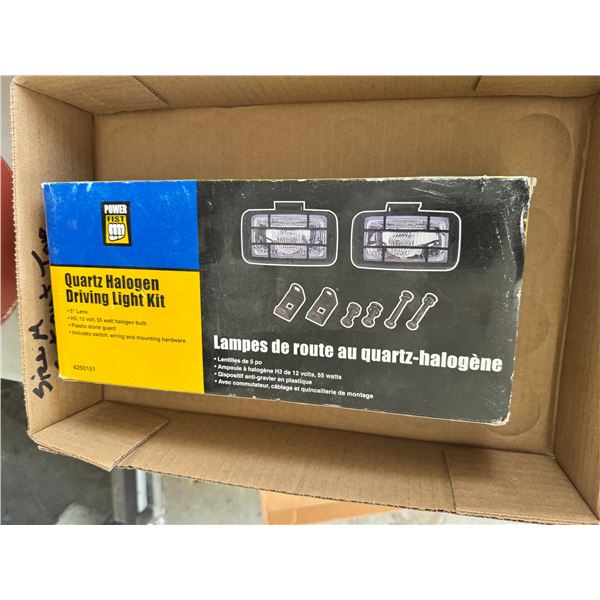 Quartz halogen, driving light kit