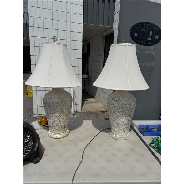 Pair of lamps