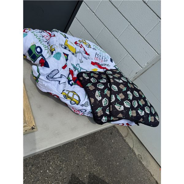Blankets and cushions