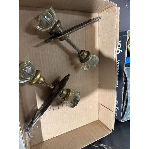 Glass door knobs