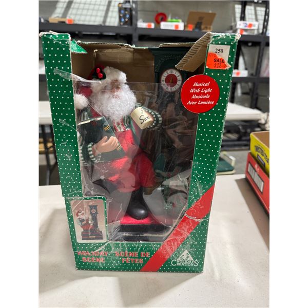 Holiday decor, musical with light