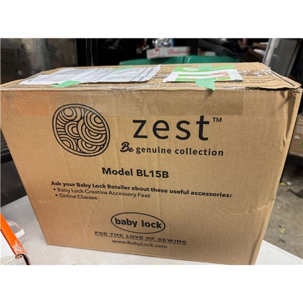 Baby lock sewing machine model BL15B