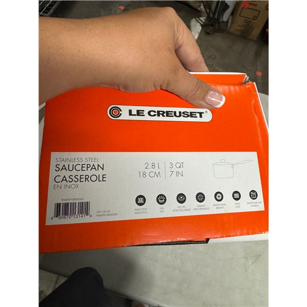 Le Creuset cast-iron pan