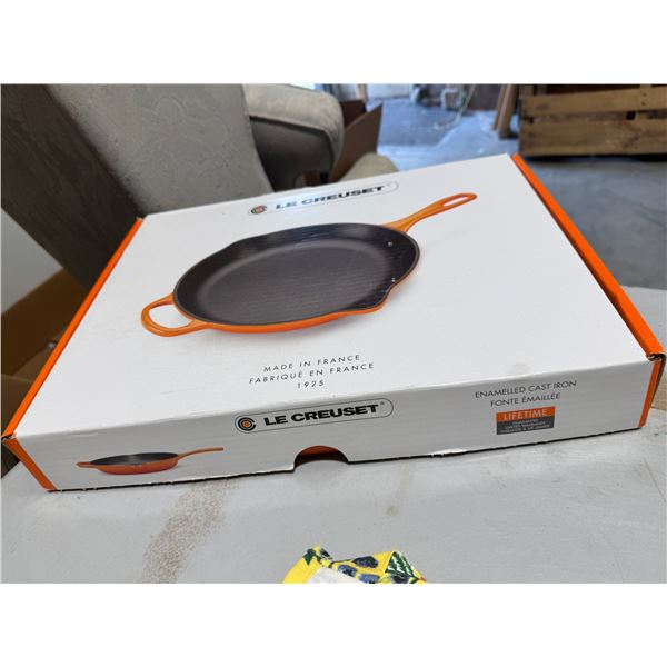 La Creuset enamel cast-iron pan