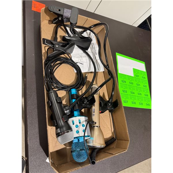 Wireless microphones and other