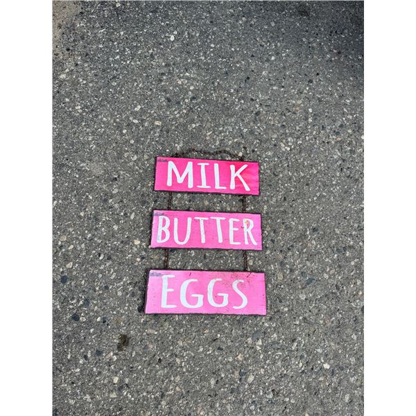 Tin sign