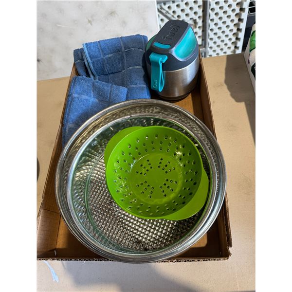 Thermos kitchen towels, spring pan